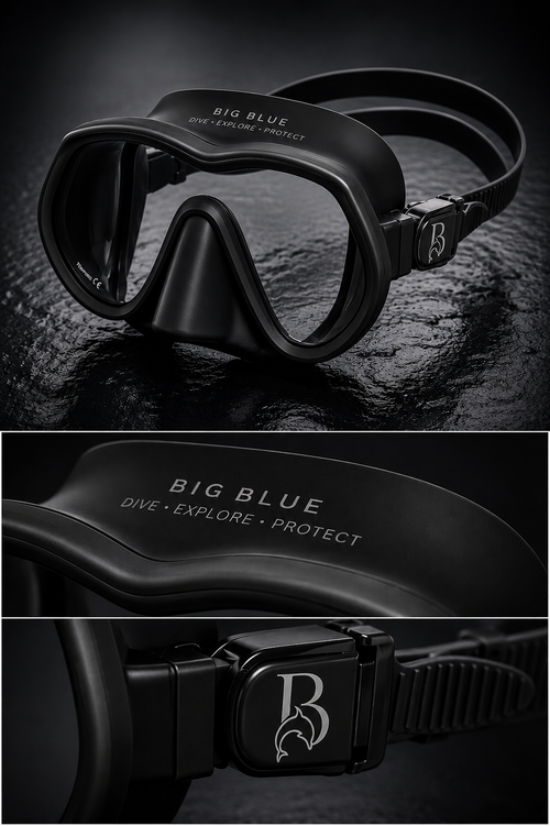Big Blue Pro frameless dive mask