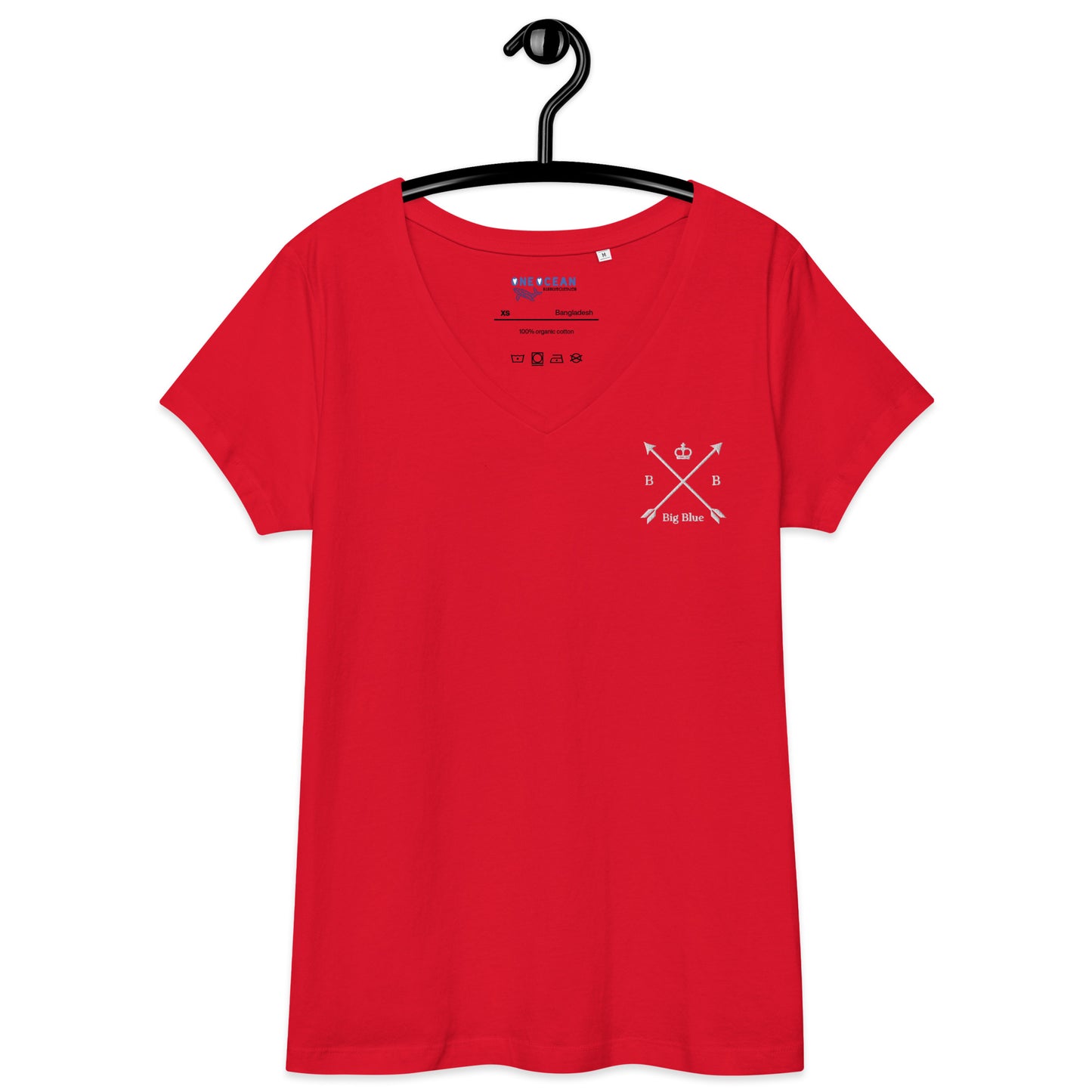 Women’s fitted v-neck t-shirt